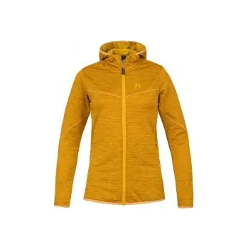 Dámská mikina Hannah DAGNYS HOODY golden yellow mel 38; Žlutá mikina + DÁREK DLE VÝBĚRU!