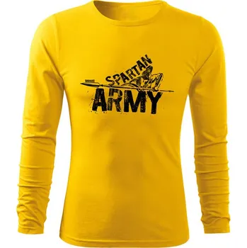 DRAGOWA Fit-T tričko s dlouhým rukávem Nabis, žlutá 160g / m2