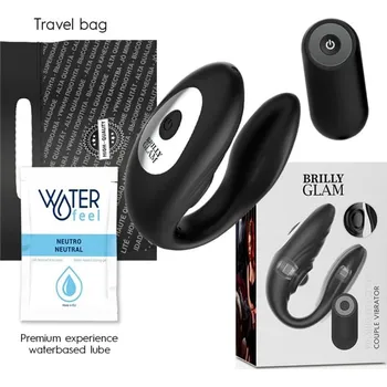 Vibrátor BRILLY GLAM Párový vibrátor BG pulsující a vibrační + dálkové ovládání