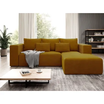 Sedací souprava Rohová rozkládací sedací souprava Zozolia Sztruks, Strana: pravá, Dostupné potahy: Poso 01 MIRJAN 5903211213021