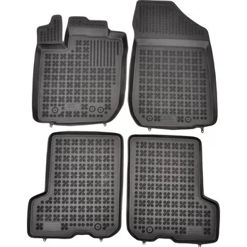 autokoberec Rezaw-Plast gumové koberečky černé s vyšším okrajem Dacia Sandero 12- sada 4 ks