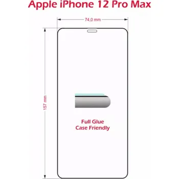 Ochranné sklo SWISSTEN FULL GLUE na celý displej Apple iPhone 12 Pro Max černé, case friendly (SKLO SWISSTEN FULL GLUE, COLOR FRAME, CASE FRIENDLY APPLE IPHONE 12 Pro Max ČERNÉ)