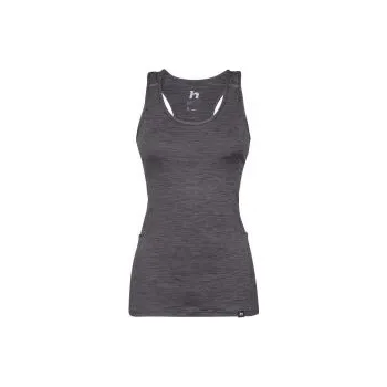 Pánské tílko Hannah RINA anthracite mel 44; Šedá tílko