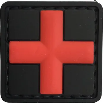 Nášivka WARAGOD Nášivka 3D Medic černá 3x3cm