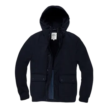 Pánská parka Vintage Industries Pánská bunda parka Ledger, tmavě modrá