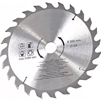 Pilový kotouč Pilový kotouč s karbidovými zuby, 300 mm, s adaptéry, jemnější řez, 80 zubů (TrueTech)