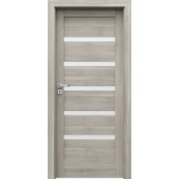 Interiérové dveře Porta Doors Interiérové dveře se zárubněmi Verte Home H5 Dekor: akát stříbrný, Šířka - orientace: 90 cm - levé