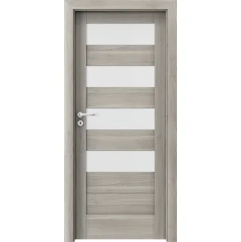 Interiérové dveře Porta Doors Interiérové dveře se zárubněmi Verte Home C4 Dekor: akát stříbrný, Šířka - orientace: 80 cm - pravé