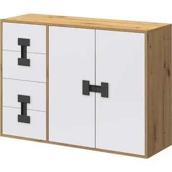 Komoda Komoda Tikrote 118 TE08, Barva: dub artisan / bílý MIRJAN 5903211149153