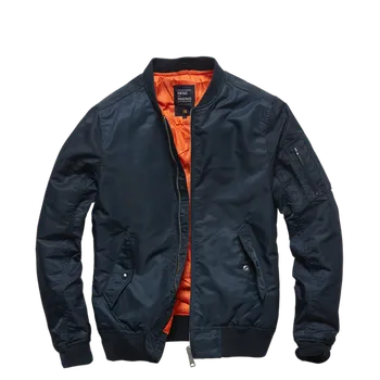 Pánský bomber Vintage Industries Bomber Welder přechodná bunda, night sky tmavomodrá