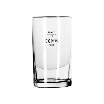 Sklenice Odlivka light 0,1 cejch *