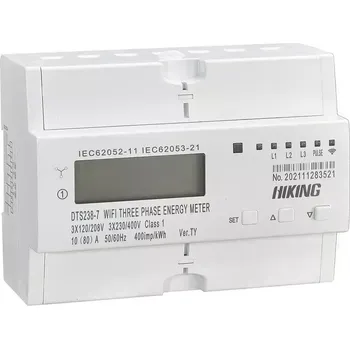 WiFi Elektroměr Tuya - Třífázový (Třífázový 1-tarifní elektroměr a stykač)