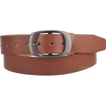 Módní doplněk Penny Belts Dámský kožený opasek 7248 přírodní hnědá 110 cm