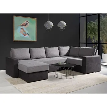 Pohovka Rohová rozkládací pohovka Verdek Maxi, Potah: Montana 101 + MDL 5, Strana: levá MIRJAN 5903211072352