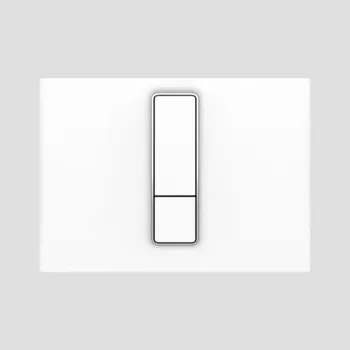 Splachovací tlačítko Ovládací tlačítko SANIT INEO BRIGHT Duroplast malé 202x145mm bílé matné