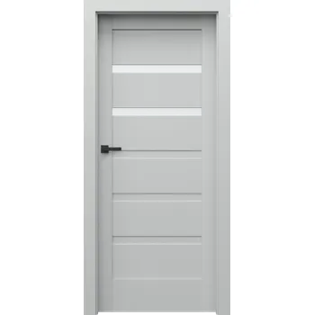 Interiérové dveře Porta Doors Interiérové dveře se zárubněmi Verte Home H2 Dekor: šedá, Šířka - orientace: 80 cm - pravé