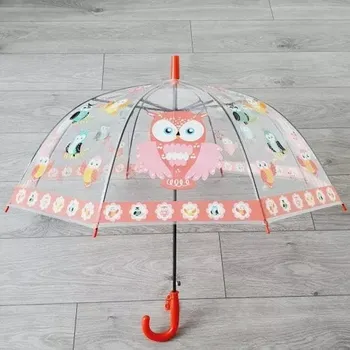 Dětský deštník s píšťalkou - červená