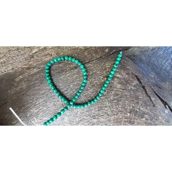 Materiál na výrobu šperku malachit korálek 6 mm