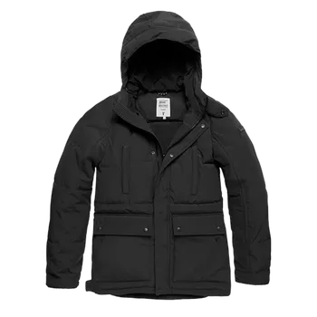 Pánská parka Vintage Industries Pánská bunda parka Milo, černá