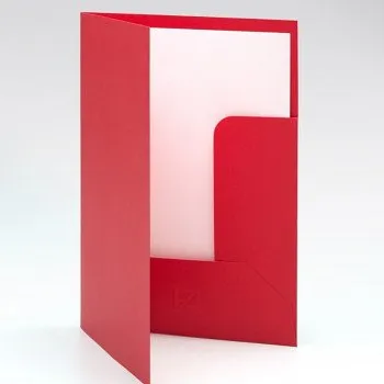 Archivační box Desky na dokumenty a výkresy Ecoqua A4 – červené (Desky na dokumenty a výkresy Ecoqua A4 – červené)