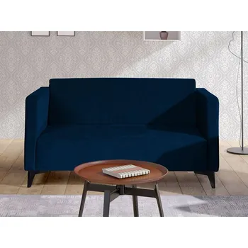 Nábytek Moderní pohovka Denim 2, Potah: Solo 263, Barva nožiček:: lesk černý MIRJAN 5902928240801