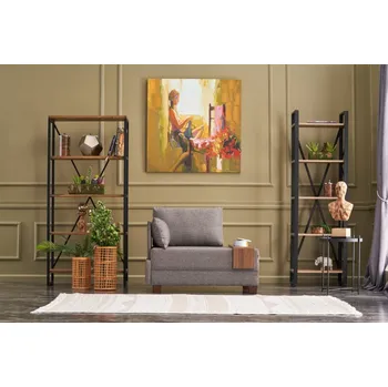 Křeslo Křeslo ASPASIA, levé, hnědá + vyzvednutí ZDARMA