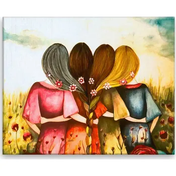 Obraz Obraz na plátně - Zapletené vlasy - 50x40 cm - CZ výroba