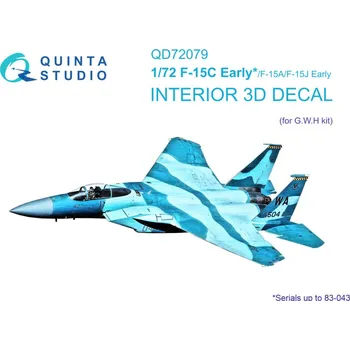 Plastikový model 1/72 F-15C Early/F-15A/F-15J early 3D-Pr.&col.Int.