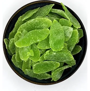 Sušené ovoce Ananas plátky s příchutí zeleného jablka váha: 250g