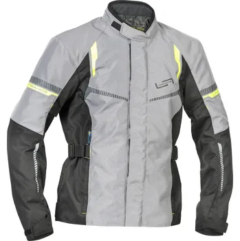Moto bunda Lindstrands BACKAFALL Grey/black textlní bunda na motorku Velikosti pánské: 62