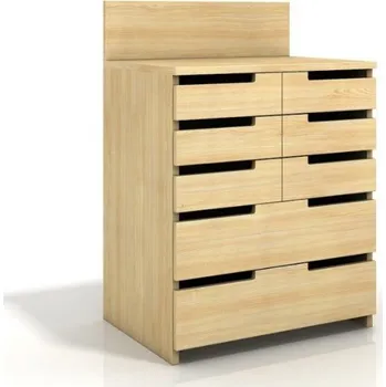 Nábytek ImportWorld Komoda Erna 6+2, borovice masiv (Barva dřeva: Přírodní)