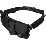 MFH Taktický opasek, 6 kapes, cca 5,5 cm, černý