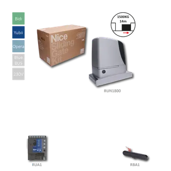 Pohon brány NICE RUN1800P pohon pre posuvnú bránu do 1800kg