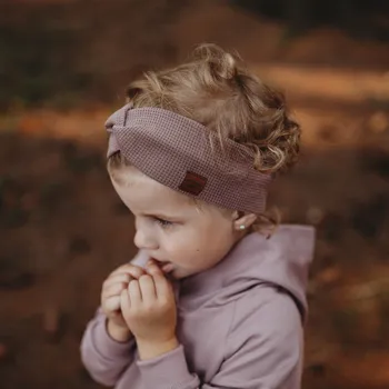 Čelenka Vaflová čelenka překřížená / starofialová Velikost čelenky: Dámská