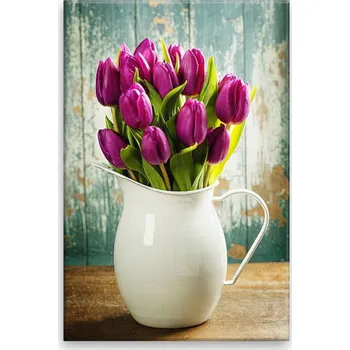 Obraz Obraz na plátně - Kytice tulipánů - 40x60 cm - CZ výroba