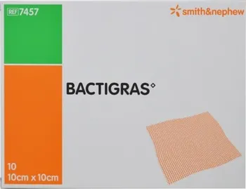 Krytí na ránu Smith Bactigras antiseptické krytí s mastí 10 x 10 cm 10 ks