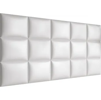 Předsíňová stěna Čalouněný nástěnný panel Pag 40x30, Barva látek:: ekokůže Soft 017 (bíla) MIRJAN 5903211019715