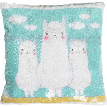 Dekorativní polštářek Dětský povlak na polštář Jerry Fabrics Lama, 40 x 40 cm ID_1423353