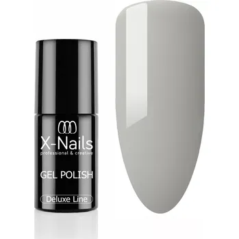 Profesionální gel lak Deluxe line, 5ml – CYPRESS (ocelově šedý, perfektně krycí gel lak) (Dlouhotrvající gel lak, 5ml – šedý pastel)