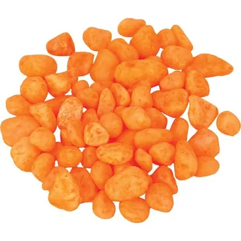 Happet Akvarijní štěrk - Neonově oranžový Zrnitost/Váha: 7 mm/0,5 kg