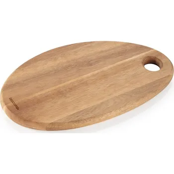 Kuchyňské prkénko TESCOMA Servírovací a krájecí deska oválná FEELWOOD 27 x 18 cm