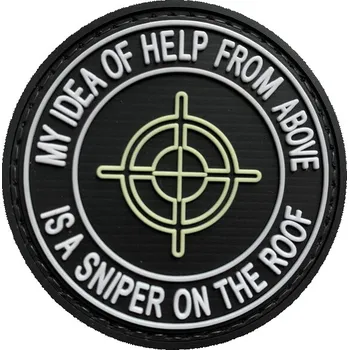 Nášivka WARAGOD My idea of help PVC nášivka, glow