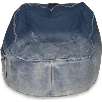 Sedací pytel BeanBag Sedací vak Jeans Chair blue