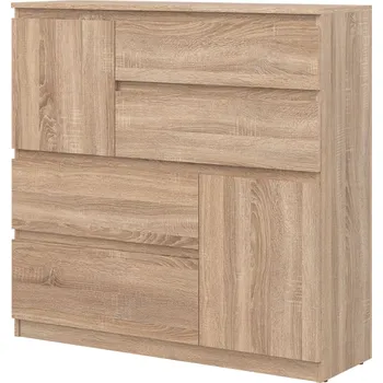 Komoda Komoda BORROMEO 2D4S, dub sonoma + vyzvednutí ZDARMA