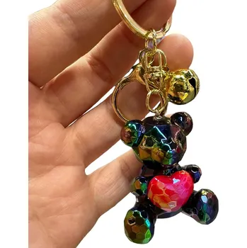 Přívěsek medvídek 5 cm Barva: Duhový