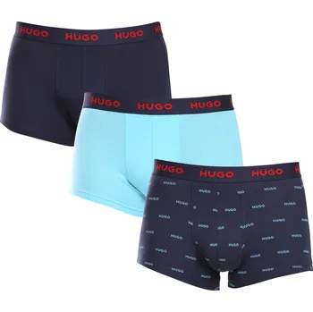 3PACK pánské boxerky HUGO vícebarevné (50480170 440) M Možnost vrácení zboží ZDARMA do 120 dnů!