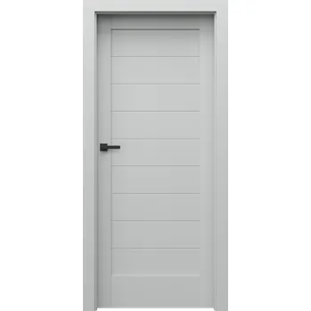Interiérové dveře Porta Doors Interiérové dveře se zárubněmi Verte Home C0 Dekor: šedá, Šířka - orientace: 80 cm - pravé