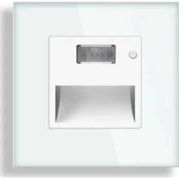 Elektrická zásuvka WELAIK Podlahové světlo + PIR sensor, 1,5W, 240V, bílá barva