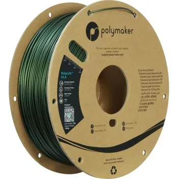 Filament Polymaker Polylite Sparkle PLA tmavě zelená 1,75mm 1 kg