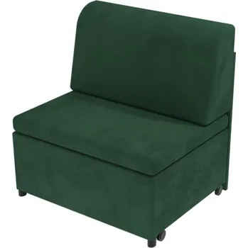 Křeslo Nábytek + čalounictví Králík s.r.o. Rozkládací křeslo tmavě zelené